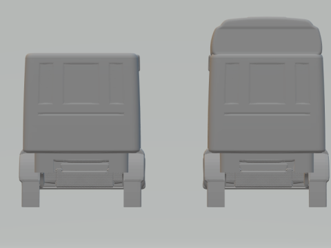Iveco cabin 1-50 3D Print Model