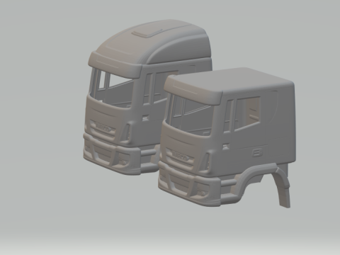 Iveco cabin 1-50 3D Print Model
