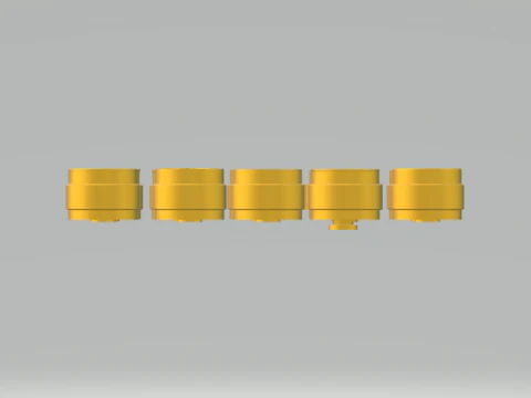 Pack wheels slotcar 1-32 3D Print Model