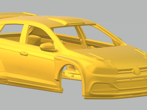 Vw polo rally 2 Modelo de impresión 3D