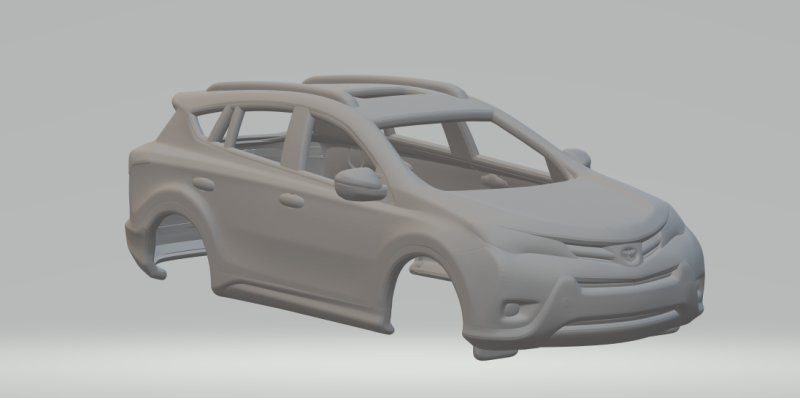 Toyota rav 4 Modelo de Impressão 3D .c4d .max .obj .3ds .fbx .stl .blend