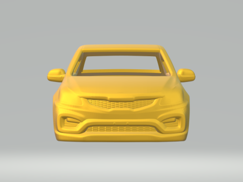 Kia rio sedan Model do druku 3D