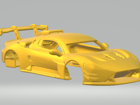 Maserati mc20 race car 3Dプリントモデル