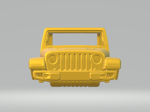 Jeep wrangler 3D Print Model