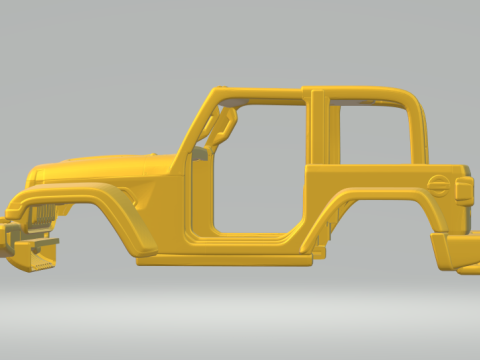 Jeep wrangler 3D Print Model