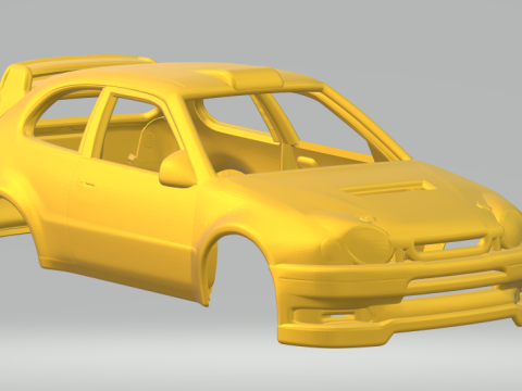 Toyota corolla wrc 3Dプリントモデル