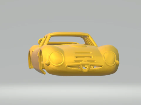 Alfa Romeo Giulia TZ2 3D Print Model