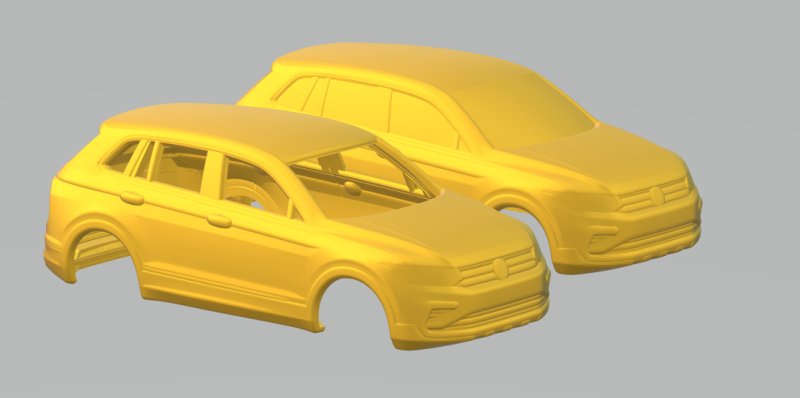 Volkswagen tiguan 3D Print Model .c4d .max .obj .3ds .fbx .stl .blend 