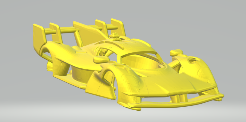 Aston Martin Valkyrie AMR Pro Modello di stampa 3D .c4d .max .obj .3ds .fbx .stl .blend 