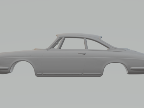Simca 1200 S Coup 3D प्रिंट मॉडल