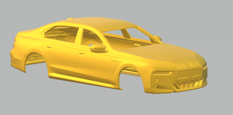 I7 sedan 3D Druckmodell .c4d .max .obj .3ds .fbx .stl .blend