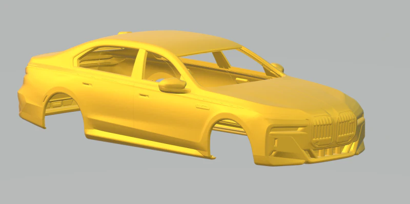 I7 sedan 3D Print Model .c4d .max .obj .3ds .fbx .stl .blend 