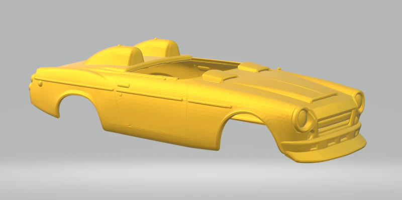Datsun 2000 custom 3D Print Model .c4d .max .obj .3ds .fbx .stl .blend 