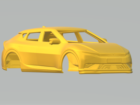 Kia ev6 Modèles 3D en vedette