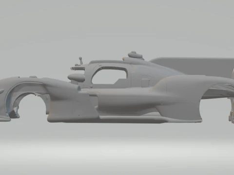 Toyota gr 10 2025 3D Print Model