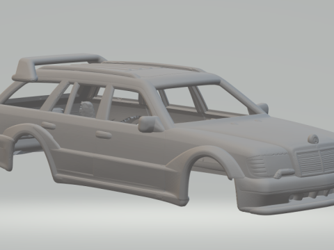 Mercedes e wagon custom 3D Принт Модель