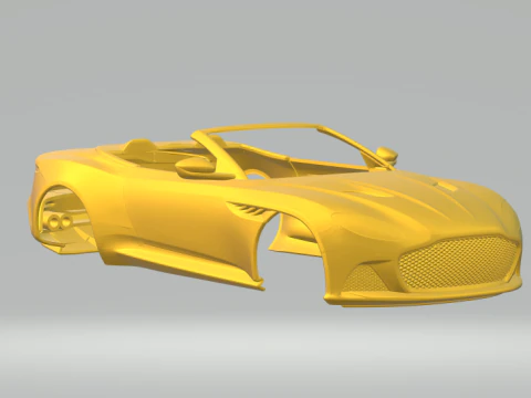 Aston Martin DBS Superleggera Modello di stampa 3D