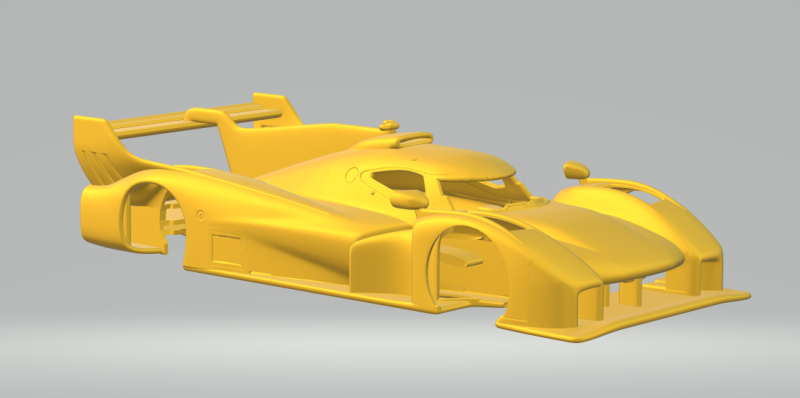McLaren LMDh Hypercar 3D 打印模型 .c4d .max .obj .3ds .fbx .stl .blend 