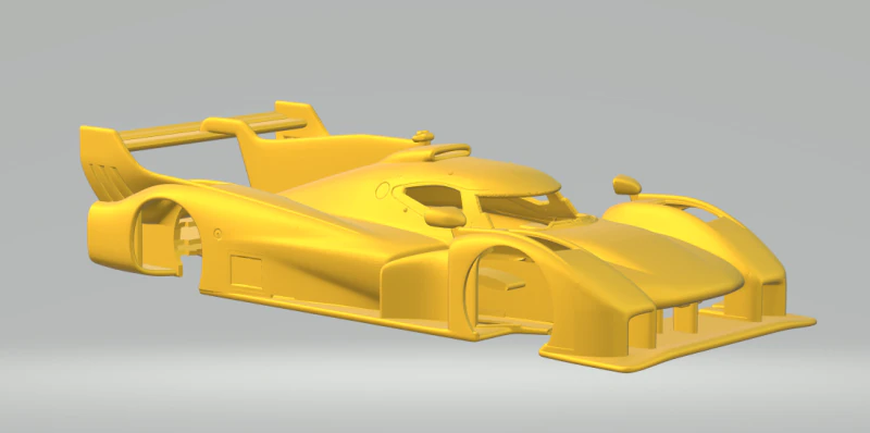 McLaren LMDh Hypercar 3D Print Model .c4d .max .obj .3ds .fbx .stl .blend