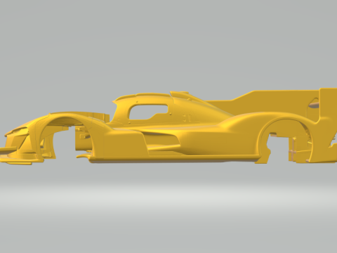 Audi etron fantasy lmdh Model Cetak 3D
