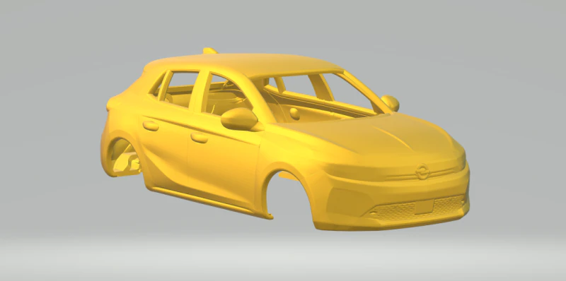Opel corsa 3D Print Model .c4d .max .obj .3ds .fbx .stl .blend 