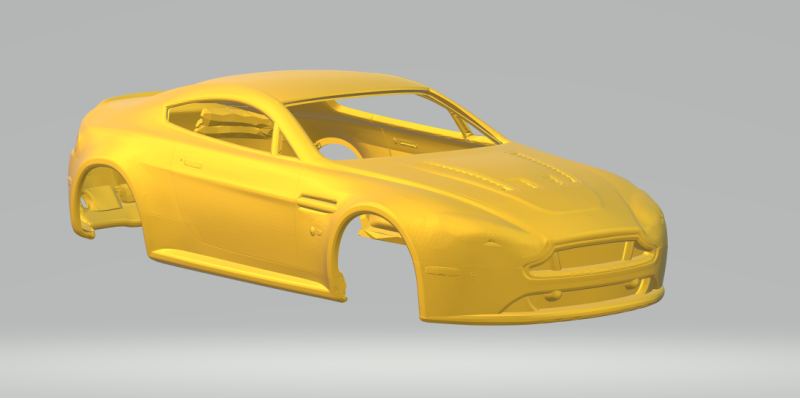 Aston Martin Vantage S 2014 3D Druckmodell .c4d .max .obj .3ds .fbx .stl .blend 