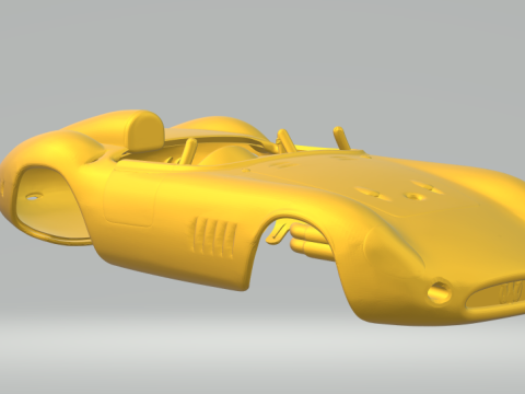 Maserati 300s Modelo de impresión 3D