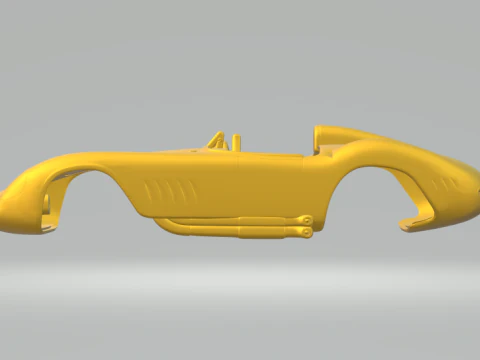 Maserati 300s 3D Print Model