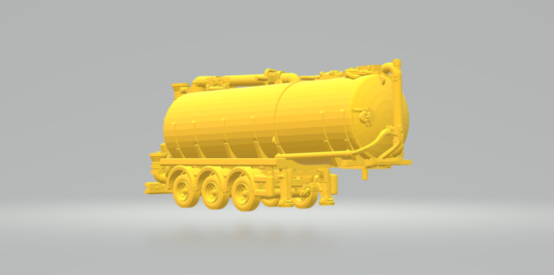 Farm liquids trailer 3D Print Model .c4d .max .obj .3ds .fbx .stl .blend