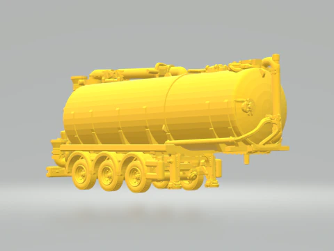 농장 액체 트레일러 3D 프린트 모델