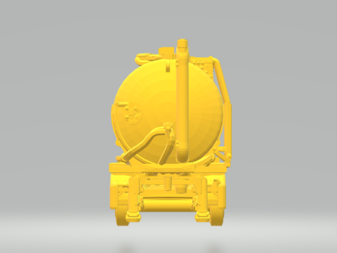 Farm liquids trailer 3D Print Model