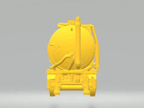 Farm liquids trailer 3D Print Model