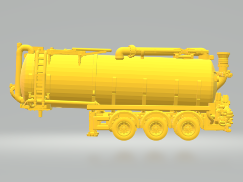 Farm liquids trailer 3D Print Model