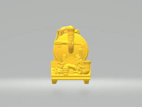 Farm liquids trailer 3D Print Model