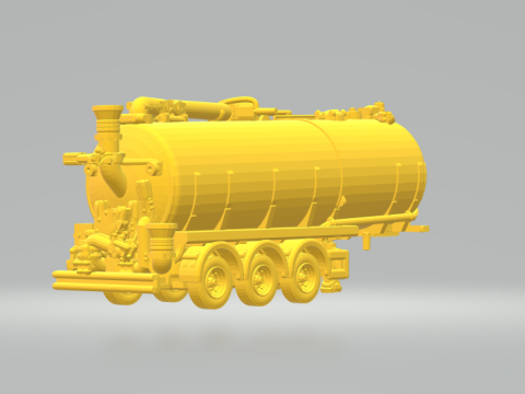 Farm liquids trailer 3D Print Model
