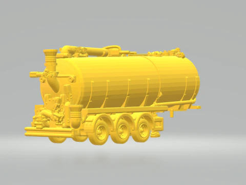 Farm liquids trailer 3D Print Model