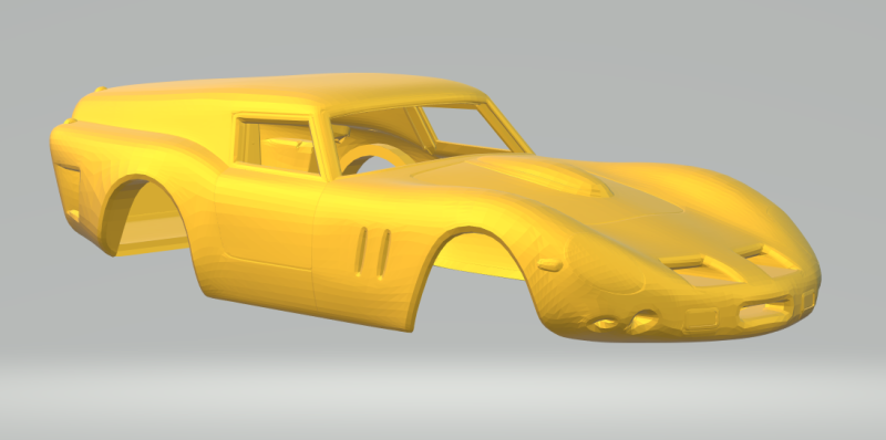 Ferrari Drogo Breadvan 3D 打印模型 .c4d .max .obj .3ds .fbx .stl .blend