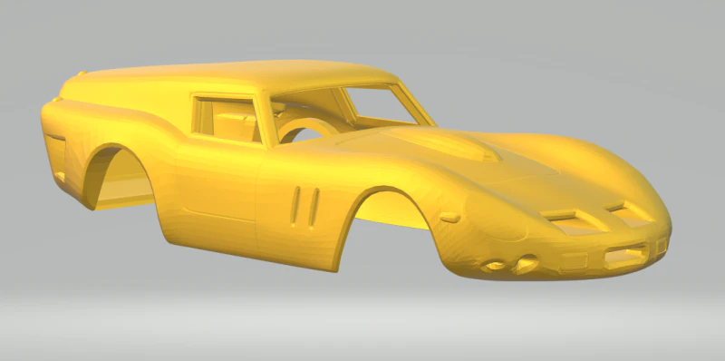 Ferrari Drogo Breadvan 3D Print Model .c4d .max .obj .3ds .fbx .stl .blend 