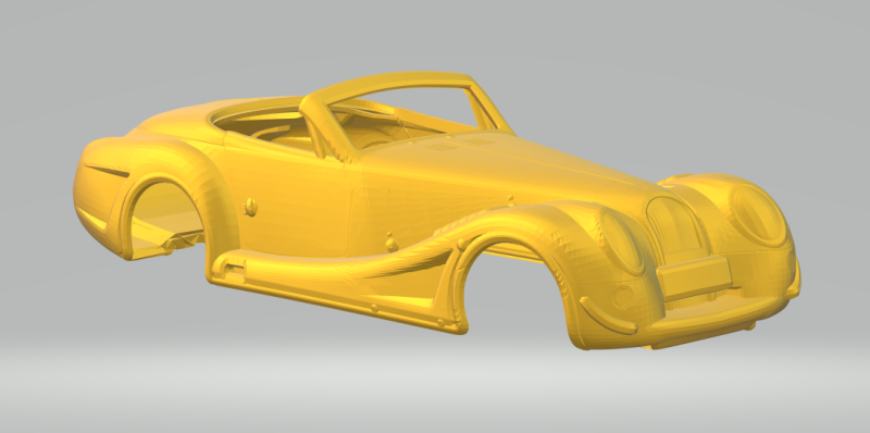 Morgan Aero Roadster 3Dプリントモデル .c4d .max .obj .3ds .fbx .stl .blend