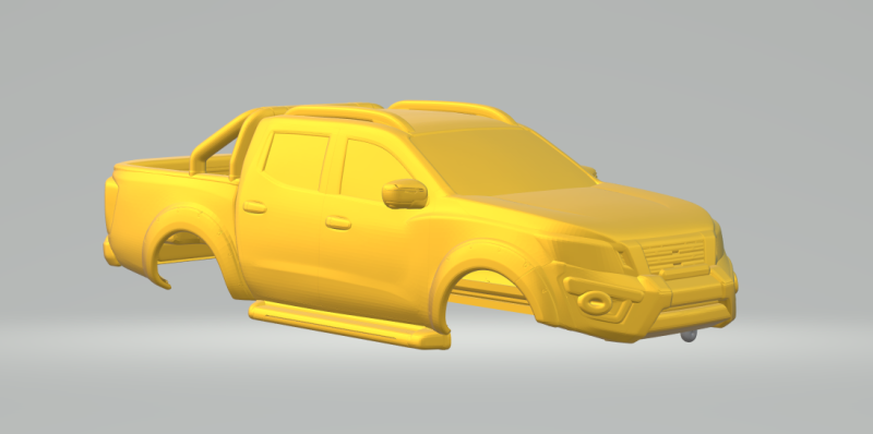 Nissan frontier navara 3D Druckmodell .c4d .max .obj .3ds .fbx .stl .blend
