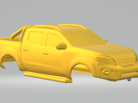 Nissan frontier navara Modello di stampa 3D
