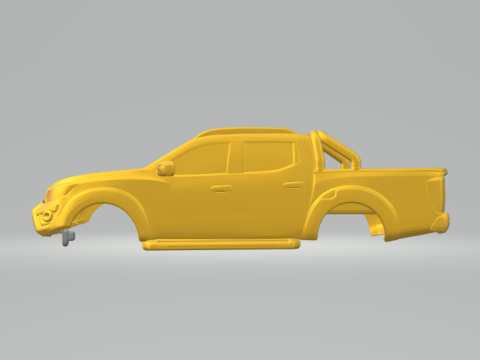 Nissan frontier navara 3D Druckmodell