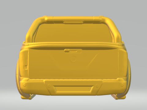 Nissan frontier navara 3D Druckmodell