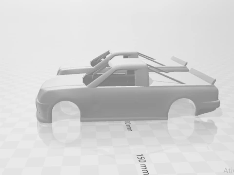 Pick up british race 3D Print Model
