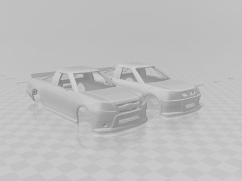 Pick up british race Modèles 3D en vedette