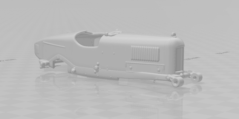 Sunbeam gp Modello di stampa 3D .c4d .max .obj .3ds .fbx .stl .blend