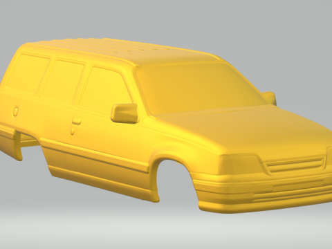 Opel kadett caravan closed 3D 打印模型