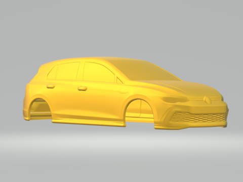 Volkswagen golf gtd closed 3D 打印模型