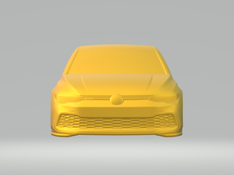 Volkswagen golf gtd closed Modelo de impresión 3D