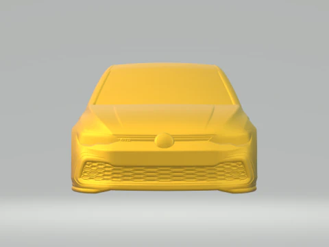 Volkswagen golf gtd closed 3D Print Model